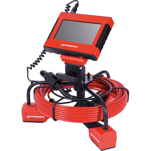 ROTHENBERGER ROCAM Mini HD und 25/22 HD Rohrinspektionskamera, LCD Display, 110mm Arbeitsbereich Durchmesser | 1000003960 | Kamera für Rohre, Rohrprüfgerät von Rothenberger