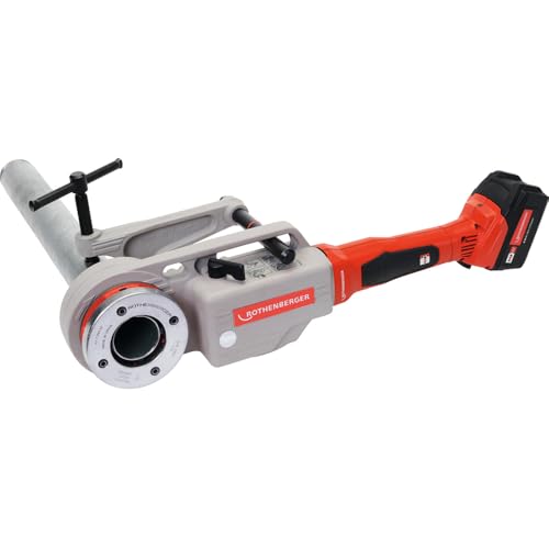 ROTHENBERGER SUPERTRONIC 2000 E Akku-Gewindeschneidmaschine mit Gegenhalter im ROCASE, ohne Akku und Ladegerät, 13mm-60mm Arbeitsbereich Durchmesser | 1000003387 | Rohrgewinde ROTHENBERGER SUPERTRONIC 2000 E Akku-Gewindeschneidmaschine mit Gegenhalter im ROCASE, ohne Akku und Ladegerät, 13mm-60mm Arbeitsbereich Durchmesser | 1000003387 | Rohrgewinde von Rothenberger