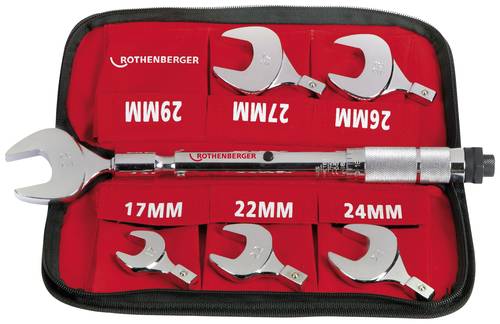 Rothenberger 175001 Drehmoment-Gabelschlüssel-Set 14 - 77 Nm von Rothenberger