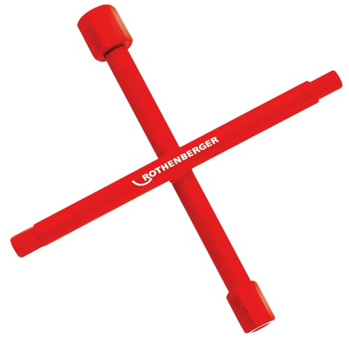 Rothenberger Chrom-Vanadiumstahl Sanitär-Kreuzschlüssel, 3/8"-1" Arbeitsbereich Durchmesser | 351044 | Kreuzschlüssel für die Montage von Sanitäranlagen Rothenberger Chrom-Vanadiumstahl Sanitär-Kreuzschlüssel, 3/8"-1" Arbeitsbereich Durchmesser | 351044 | Kreuzschlüssel für die Montage von Sanitäranlagen von Rothenberger