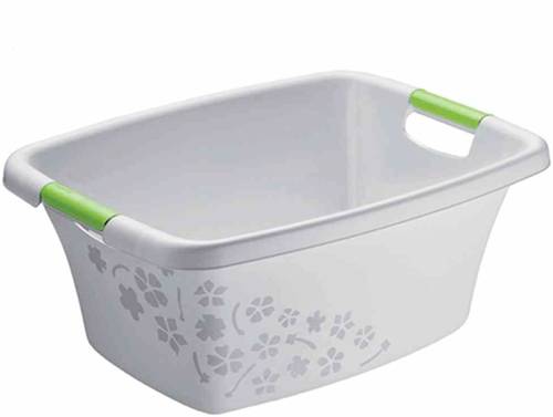 Wanne  Flowers  50l grau 65,1 x 48,6 x 26,2cm von Rotho