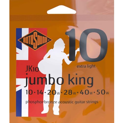 RotoSound Jumboking JK10, Phosphor Bronze (010-050) von Rotosound