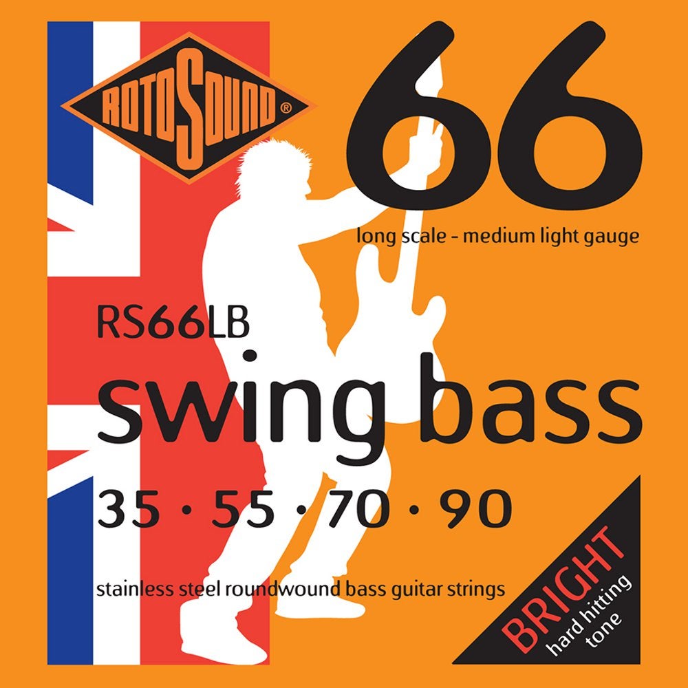 Rotosound 66LB Swing Bass 66 Saitenset für Bassgitarren 35 - 90 Rotosound 66LB Swing Bass 66 Saitenset für Bassgitarren 35 - 90 von Rotosound