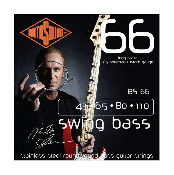 Rotosound BS66 Billy Sheehan Saitensatz für Bass, .043 - .110 Rotosound BS66 Billy Sheehan Saitensatz für Bass, .043 - .110 von Rotosound