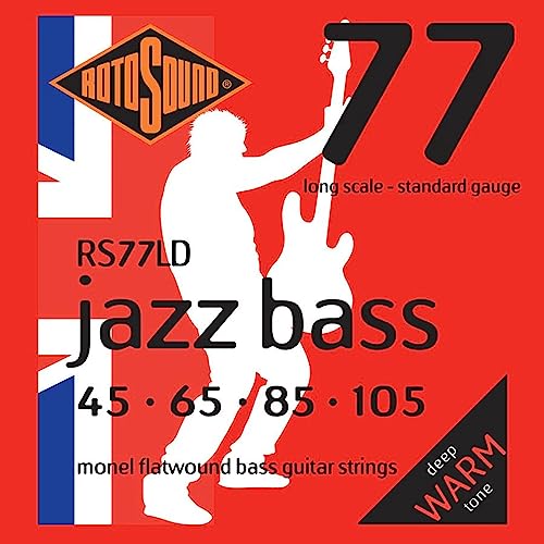 Rotosound Bass Saiten,4er,45-105,Flat von Rotosound