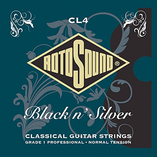Rotosound Black n' Silver Saiten für Klassikgitarren Rotosound Black n' Silver Saiten für Klassikgitarren von Rotosound