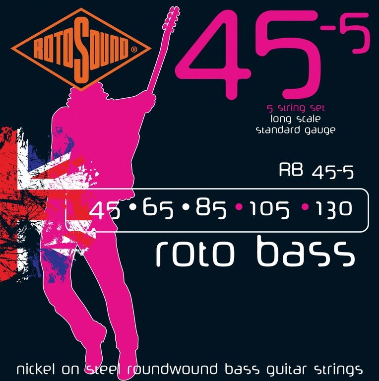 Rotosound E-Bass Saiten RB45-55-String Roto Bass von Rotosound