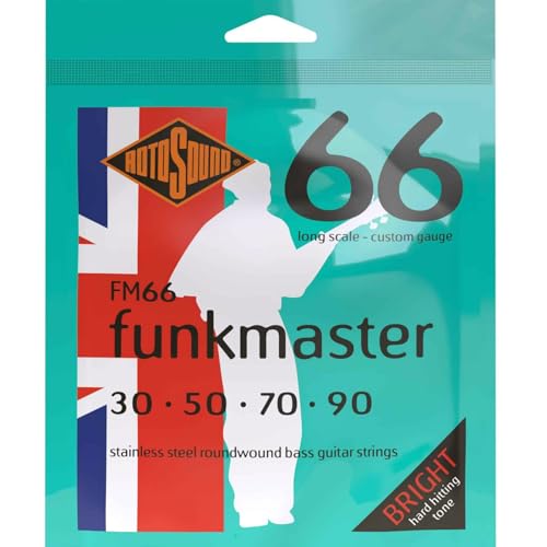 Rotosound Edelstahlsaiten Funkmaster für E-Bass, Runddraht, Stärke 30 50 70 90 Rotosound Edelstahlsaiten Funkmaster für E-Bass, Runddraht, Stärke 30 50 70 90 von Rotosound