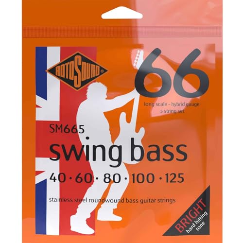 Rotosound Nickelsaiten für Bässe Runddraht Hybrid 40 60 80 100 125 Rotosound Nickelsaiten für Bässe Runddraht Hybrid 40 60 80 100 125 von Rotosound