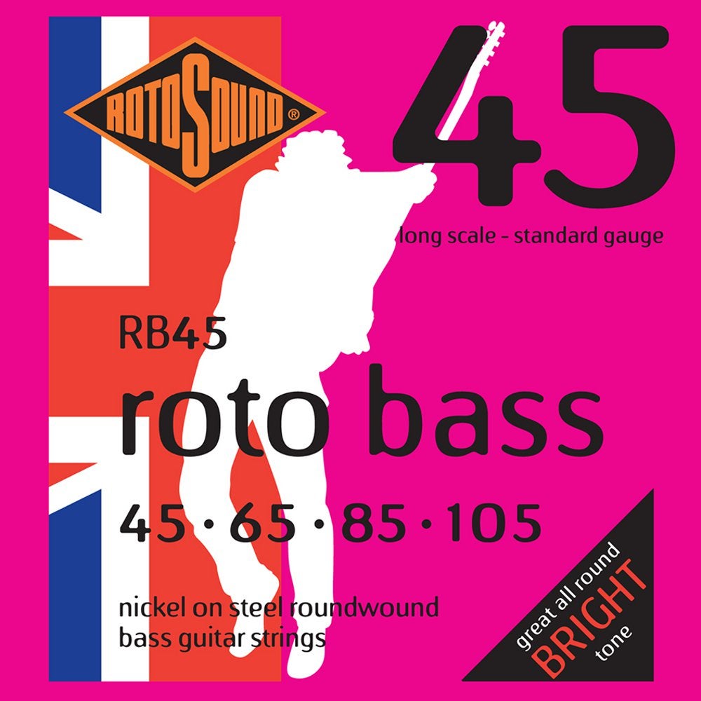 Rotosound RB45 Roto Bass Saitensatz für Bassgitarren, .045 - .105 Rotosound RB45 Roto Bass Saitensatz für Bassgitarren, .045 - .105 von Rotosound