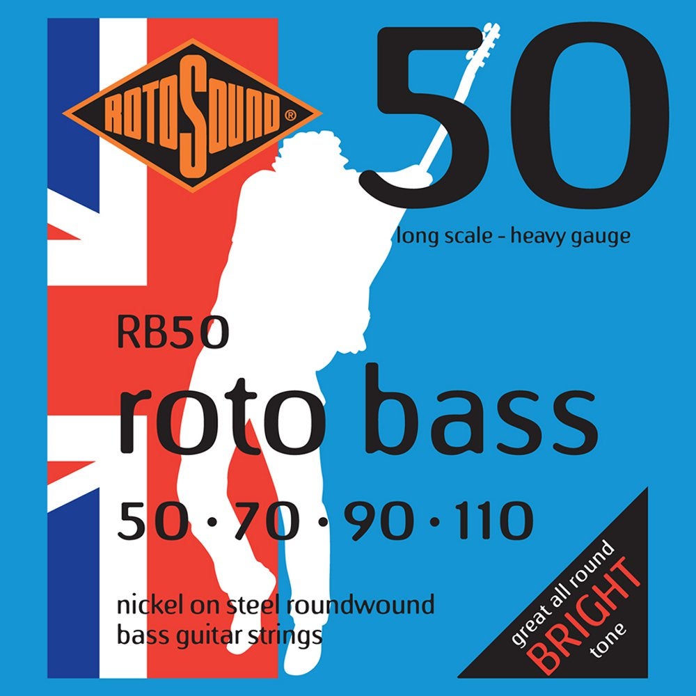 Rotosound RB50 Roto Bass Saitensatz für E-Bass, .050 - .110 Rotosound RB50 Roto Bass Saitensatz für E-Bass, .050 - .110 von Rotosound