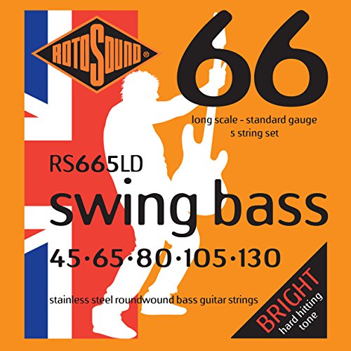 Rotosound RS 665LD Swing Bass E-Basssaiten 5-saiter Satz von Rotosound