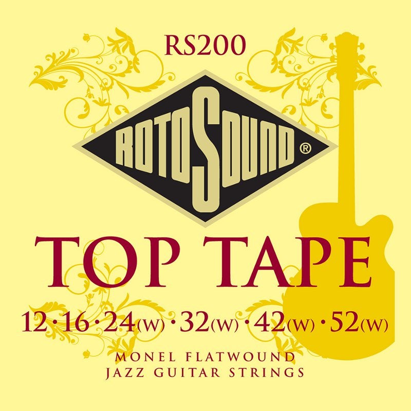 Rotosound RS200 Top Tape Set E-Gitarren Saitensatz 012-052 Rotosound RS200 Top Tape Set E-Gitarren Saitensatz 012-052 von Rotosound