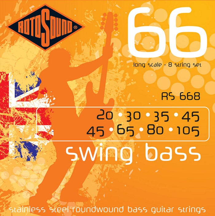 Rotosound RS668 E-Bass Saitensatz .020-.105 von Rotosound