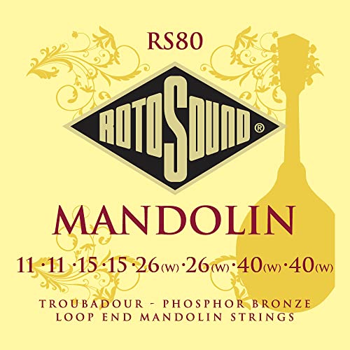Rotosound RS80 Troubadour Mandoline Phosphor Bronze von Rotosound