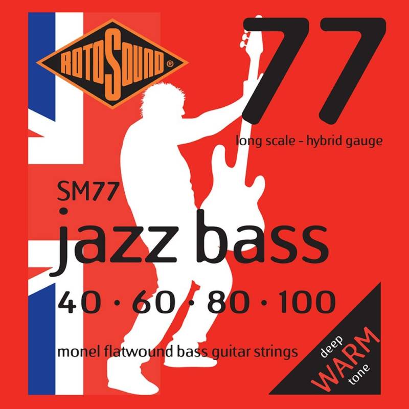 Rotosound SM77 Hybrid Saitensatz für Bass 40-100 von Rotosound