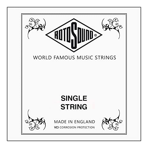 Rotosound Saiten für E-Bass STAINLESS Einzelsaiten SWING 66 .055"w/1,40mm wound SBL055 von Rotosound