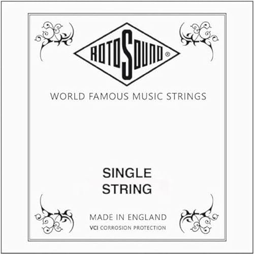 Rotosound Roto E-Gitarre Einzelsaiten vernickelt, umsponnen .022"w/0,56mm wound NC022 von Rotosound