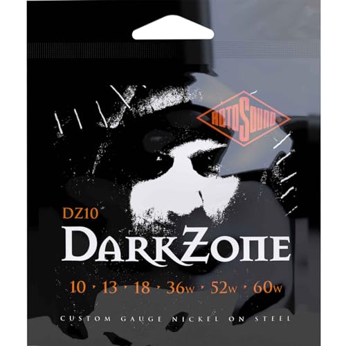 Rotosound R Roto E-Gitarre vernickelt Satz Darkzone Custom 10-56 DZ10 von Rotosound