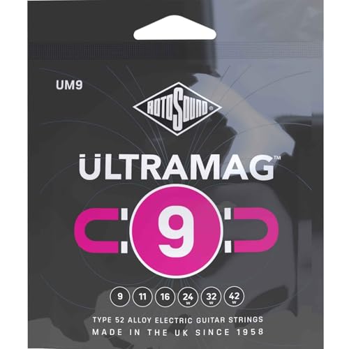 Rotosound Saiten für E-Gitarre ULTRAMAG 6-str. UM9 Super Light 9-42 von Rotosound