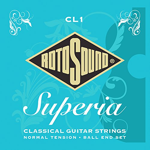 Rotosound Superia Klassische Nylonsaiten, Ball-End, Silberumwicklung, Set von Rotosound