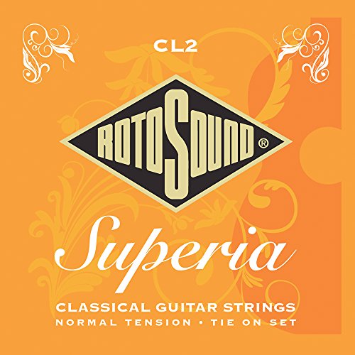 Rotosound Superia Klassische Nylonsaiten, Regular End, Silberumwicklung, Set von Rotosound