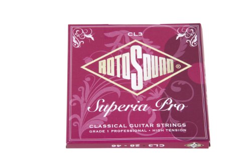 Rotosound Superia Pro Saiten für Klassikgitarren hohe Spannung 1 Satz Rotosound Superia Pro Saiten für Klassikgitarren hohe Spannung 1 Satz von Rotosound