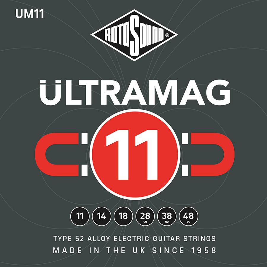 Rotosound Ultramag UM11 string set for electric guitar Rotosound Ultramag UM11 string set for electric guitar von Rotosound