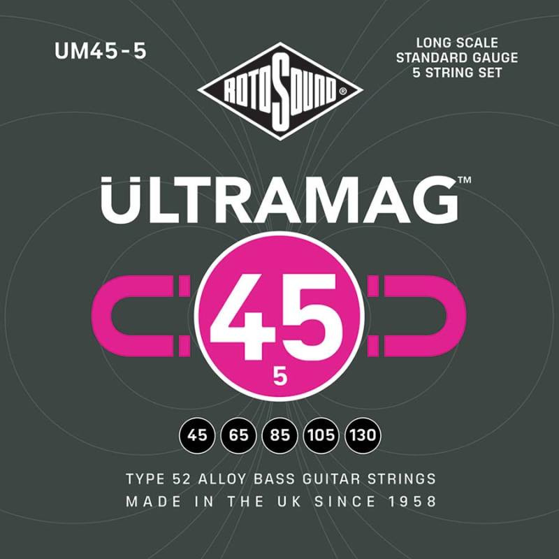 Rotosound Ultramag UM455 Electric Bass Guitar Strings von Rotosound