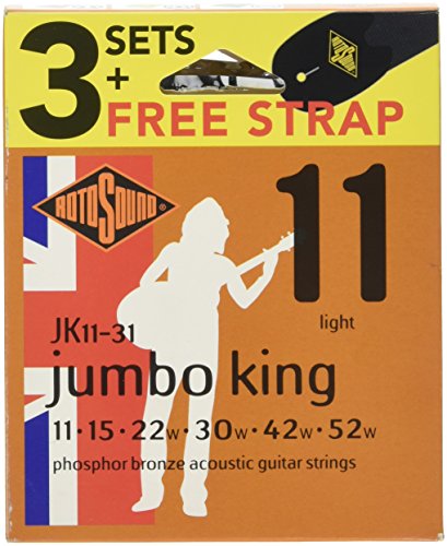Value Pack JK11 + Gurt bestehend aus 3 Satz ROJK11 Value Pack JK11 + Gurt bestehend aus 3 Satz ROJK11 von Rotosound