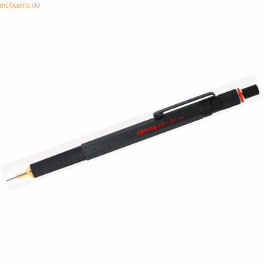 Rotring Feinminenbleistift 800 0,7 mm HB matt schwarz von Rotring