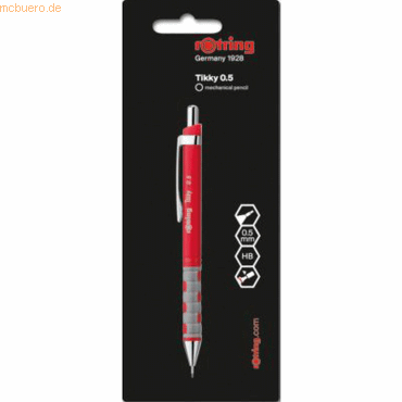Rotring Feinminenbleistift Tikky Redesign 0,5mm HB schwarz + Minendose Rotring Feinminenbleistift Tikky Redesign 0,5mm HB schwarz + Minendose von Rotring