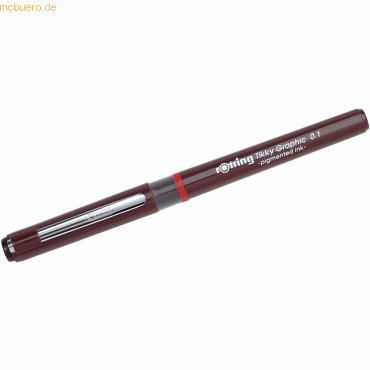 Rotring Feinschreiber Tikky Graphic 0,1mm schwarz von Rotring