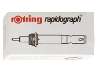 Rotring Rapidograph, Schwarz, Schwarz, Blau, 0,35 mm von Rotring