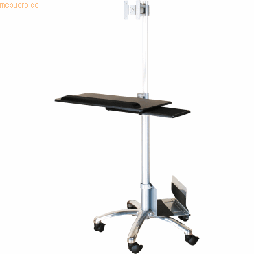 Value PC/LCD-Rollständer 17.99.1174 180cm schwarz/silber Value PC/LCD-Rollständer 17.99.1174 180cm schwarz/silber von Value