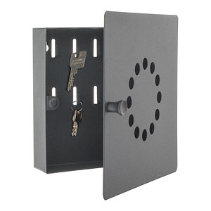 ROTTNER Key Point 10 Schlüsselkasten schwarz mit 10 Haken von Rottner