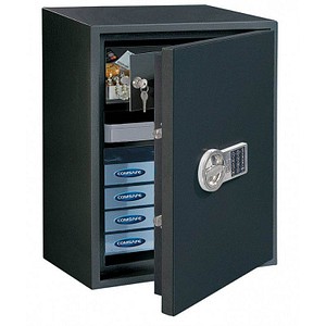 ROTTNER Möbeltresor PowerSafe 1000 IT EL Sicherheitsstufe S2 nach EN14450 anthrazit 44,5 x 40,0 x 100,0 cm von Rottner