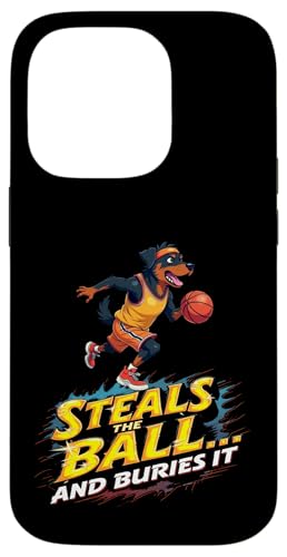 Lustiges Basketball-Geschenk für Rottweiler-Hundeliebhaber Hülle für iPhone 14 Pro Lustiges Basketball-Geschenk für Rottweiler-Hundeliebhaber Hülle für iPhone 14 Pro von Rottweiler Fun Designs