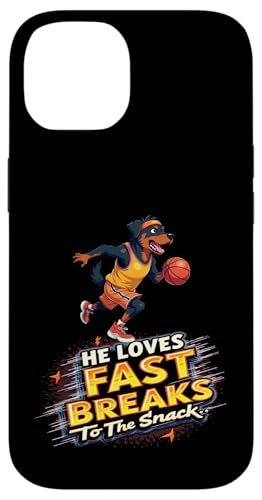 Lustiges Basketball-Geschenk für Rottweiler-Hundeliebhaber Hülle für iPhone 14 Lustiges Basketball-Geschenk für Rottweiler-Hundeliebhaber Hülle für iPhone 14 von Rottweiler Fun Designs