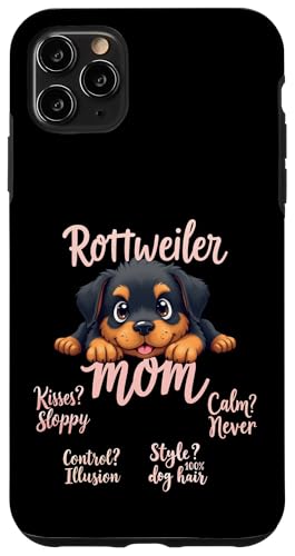 Lustiges Rottweiler Mom Dog Rottie Mama Humor Zitat Hülle für iPhone 11 Pro Max Lustiges Rottweiler Mom Dog Rottie Mama Humor Zitat Hülle für iPhone 11 Pro Max von Rottweiler Fun Designs