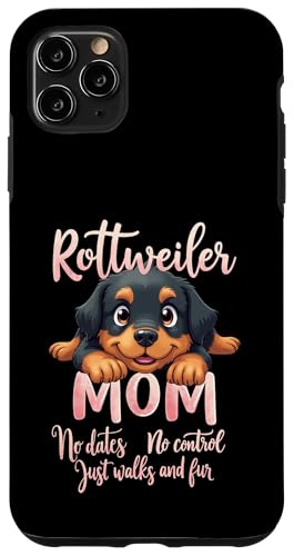 Lustiges Rottweiler Mom Dog Rottie Mama Humor Zitat Hülle für iPhone 11 Pro Max Lustiges Rottweiler Mom Dog Rottie Mama Humor Zitat Hülle für iPhone 11 Pro Max von Rottweiler Fun Designs