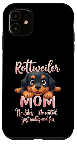 Lustiges Rottweiler Mom Dog Rottie Mama Humor Zitat Hülle für iPhone 11 Lustiges Rottweiler Mom Dog Rottie Mama Humor Zitat Hülle für iPhone 11 von Rottweiler Fun Designs