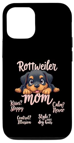 Lustiges Rottweiler Mom Dog Rottie Mama Humor Zitat Hülle für iPhone 12/12 Pro Lustiges Rottweiler Mom Dog Rottie Mama Humor Zitat Hülle für iPhone 12/12 Pro von Rottweiler Fun Designs