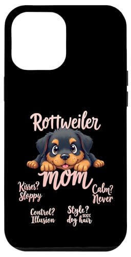 Lustiges Rottweiler Mom Dog Rottie Mama Humor Zitat Hülle für iPhone 12 Pro Max Lustiges Rottweiler Mom Dog Rottie Mama Humor Zitat Hülle für iPhone 12 Pro Max von Rottweiler Fun Designs