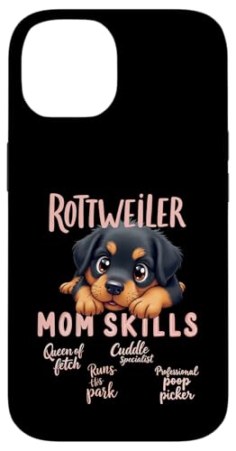 Lustiges Rottweiler Mom Dog Rottie Mama Humor Zitat Hülle für iPhone 14 von Rottweiler Fun Designs