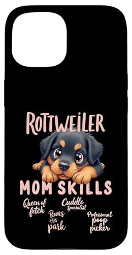 Lustiges Rottweiler Mom Dog Rottie Mama Humor Zitat Hülle für iPhone 15 Lustiges Rottweiler Mom Dog Rottie Mama Humor Zitat Hülle für iPhone 15 von Rottweiler Fun Designs