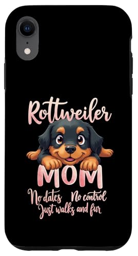 Lustiges Rottweiler Mom Dog Rottie Mama Humor Zitat Hülle für iPhone XR Lustiges Rottweiler Mom Dog Rottie Mama Humor Zitat Hülle für iPhone XR von Rottweiler Fun Designs