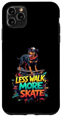 Lustiges Skateboard-Geschenk für Rottweiler-Hundebesitzer Hülle für iPhone 11 Pro Max Lustiges Skateboard-Geschenk für Rottweiler-Hundebesitzer Hülle für iPhone 11 Pro Max von Rottweiler Fun Designs