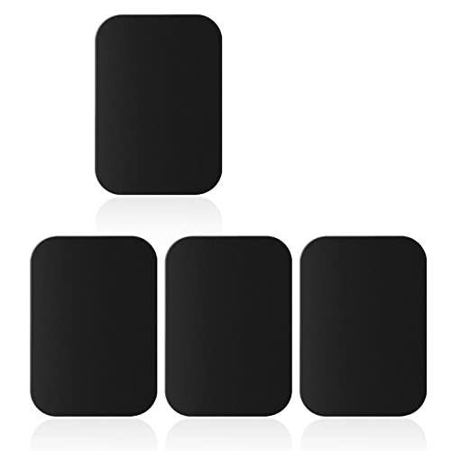 Rouclo 4 Stück Metallplatte Metallplättchen Selbstklebend Set mit 3M Kleber für Magnet kfz Handyhalter fürs Auto Sehr Dünn Metallplatten für Handy und Tablet, Schwarz Rechteckige Rouclo 4 Stück Metallplatte Metallplättchen Selbstklebend Set mit 3M Kleber für Magnet kfz Handyhalter fürs Auto Sehr Dünn Metallplatten für Handy und Tablet, Schwarz Rechteckige von Rouclo