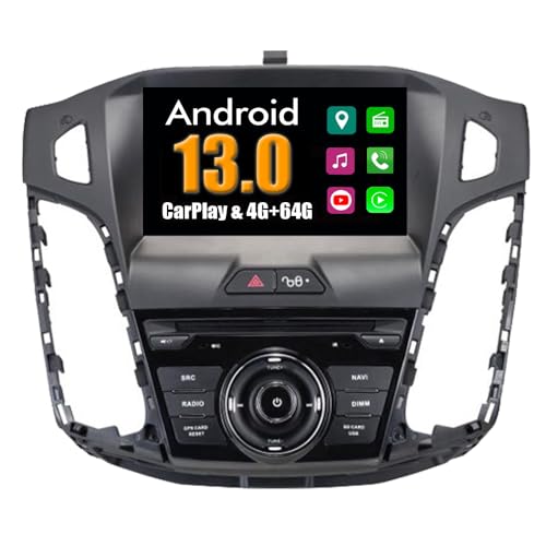 RoverOne Android System Autoradio GPS für Ford für Focus 2012 2013 2014 mit Multimedia Stereo Navigation System DVD USB Mirror Link von RoverOne